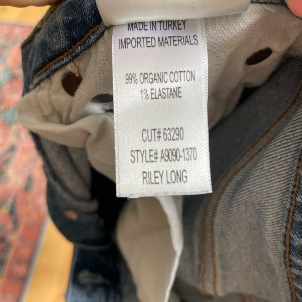 AGOLDE Riley High Rise Straight Distressed Jeans - Picture 9 of 11